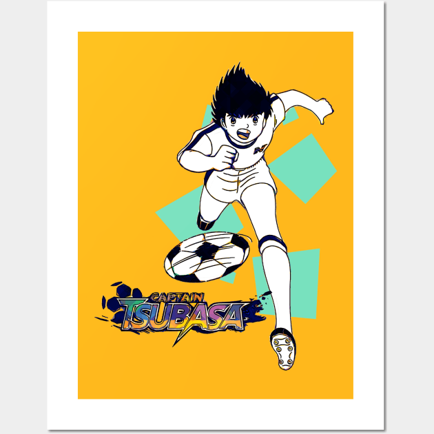 Captain Tsubasa Popart Wall Art by masnono